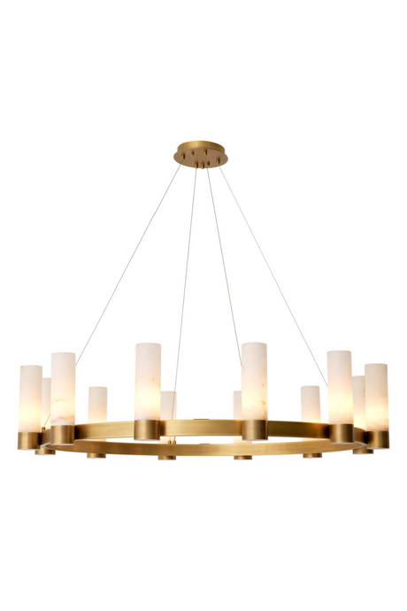 Alabaster Cylinders Chandelier | Eichholtz Castro | Oroa.com