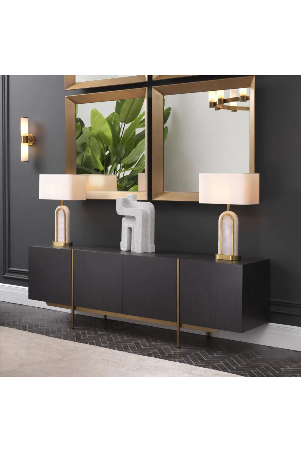 Dark gray oak deals dresser