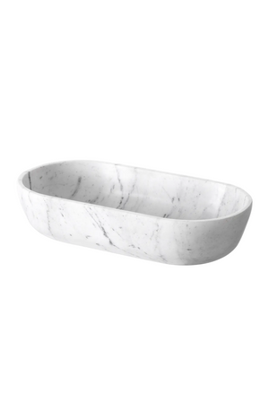 White Marble Bowl | Eichholtz Terrebonne | Oroa.com