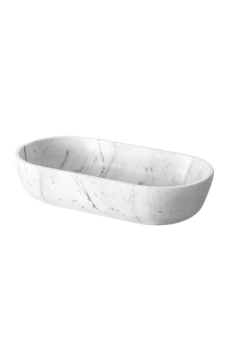White Marble Bowl | Eichholtz Terrebonne | Oroa.com