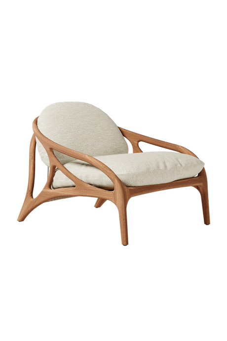 Teak Outdoor Lounge Chair | Morpho By Tomorrowland Vime | Oroa.com
