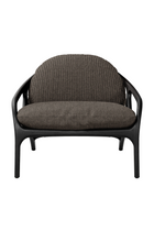 Varnished Teak Outdoor Lounge Chair | Morpho By Tomorrowland Vime | Oroa.com
