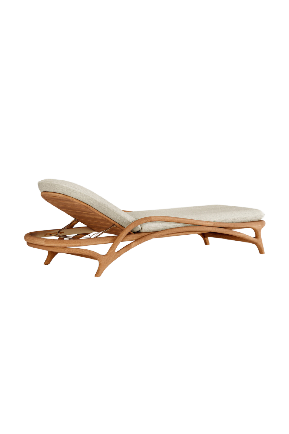 Adjustable Teak Outdoor Lounger | Morpho By Tomorrowland Zen | Oroa.com