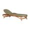 Adjustable Teak Outdoor Lounger | Morpho By Tomorrowland Zen | Oroa.com