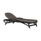 Adjustable Varnished Teak Outdoor Lounger | Morpho By Tomorrowland Zen | Oroa.com