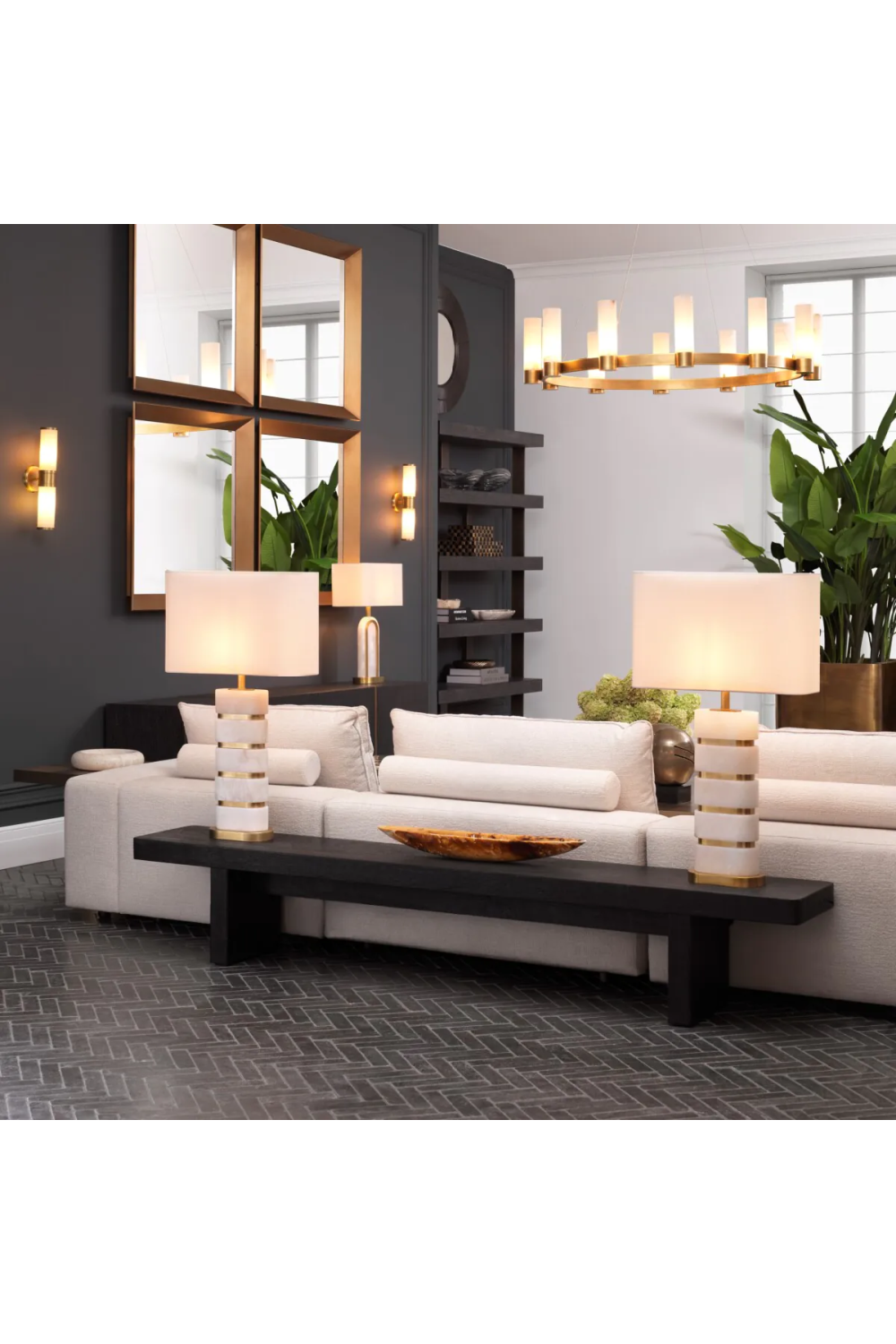 White Modern Table Lamp | Eichholtz Newall | Oroa.com