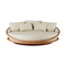 Round Teak Outdoor Daybed | Morpho By Tomorrowland Solis | Oroa.com