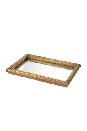 Vintage Brass Rectangular Tray | Eichholtz Salvi | Oroa.com