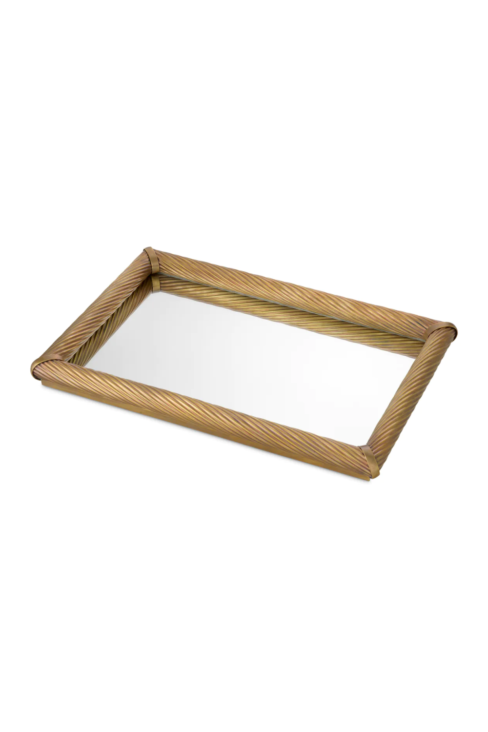 Vintage Brass Rectangular Tray | Eichholtz Salvi | Oroa.com