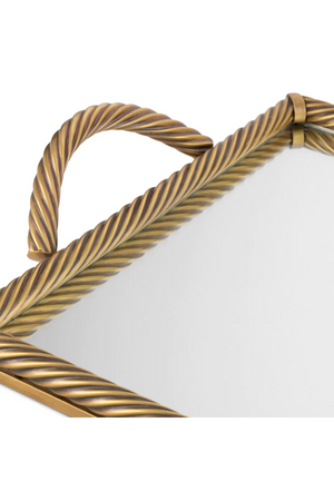 Vintage Brass Rectangular Tray | Eichholtz Salvi | Oroa.com