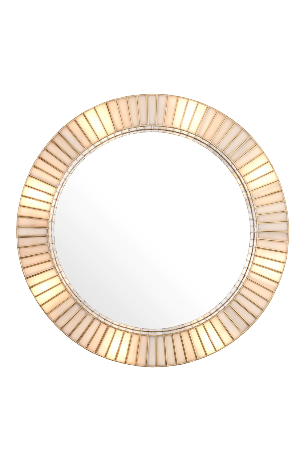 Antique Brass Artisan Mirror | Mirror Monari | Oroa.com
