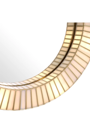 Antique Brass Artisan Mirror | Mirror Monari | Oroa.com