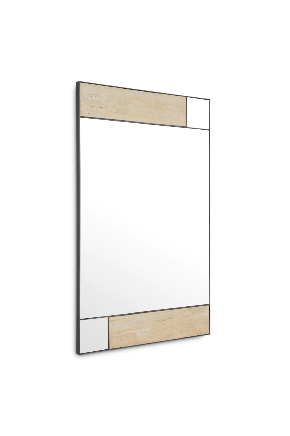 Travertine Bronze Wall Mirror | Eichholtz Cosimo