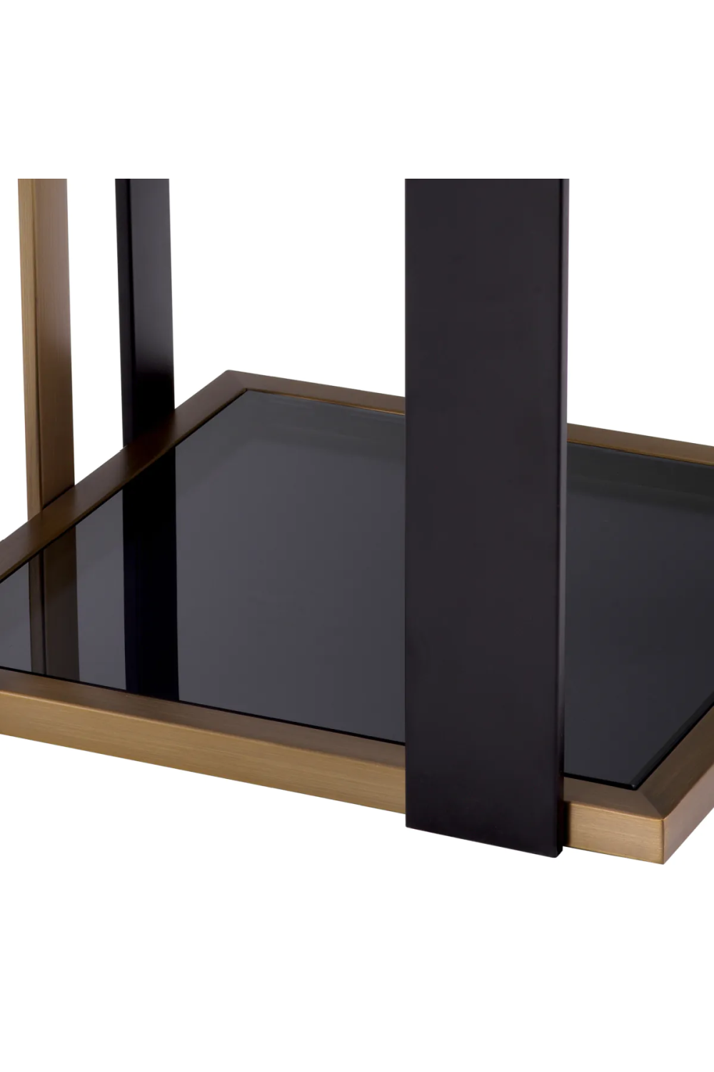 Black Glass Side Table | Eichholtz Billinghurst | Oroa.com