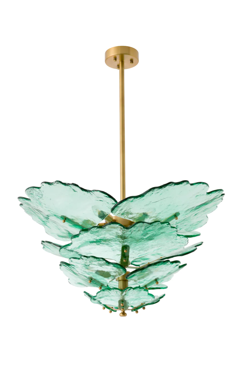 Handcrafted Green Glass Chandelier | Eichholtz Florina | Oroa.com