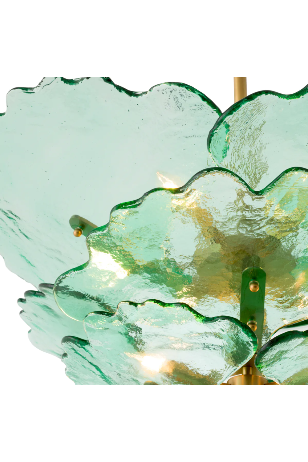 Handcrafted Green Glass Chandelier | Eichholtz Florina | Oroa.com