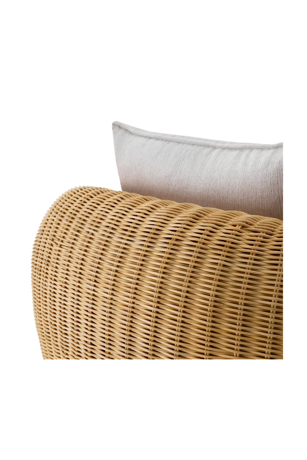 Curved Natural Rattan Chair | Eichholtz Rafael | Oroatrade.com