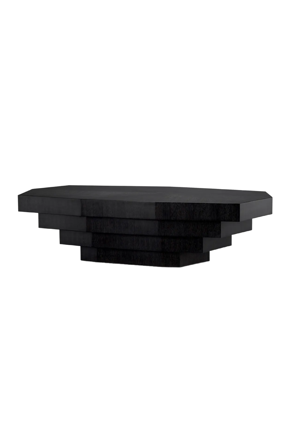 Black Oak Geometrical Coffee Table | Eichholtz Vezio | Oroa.com