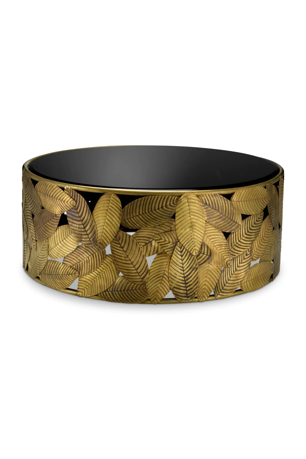 Black Beveled Glass Coffee Table | Eichholtz Botanico | Oroa.com