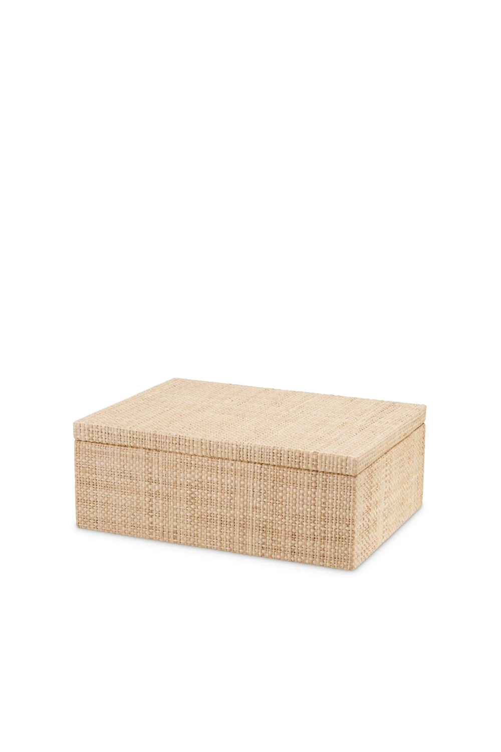 Handwoven Natural Raffia Box | Eichholtz Cadiz | Oroa.com