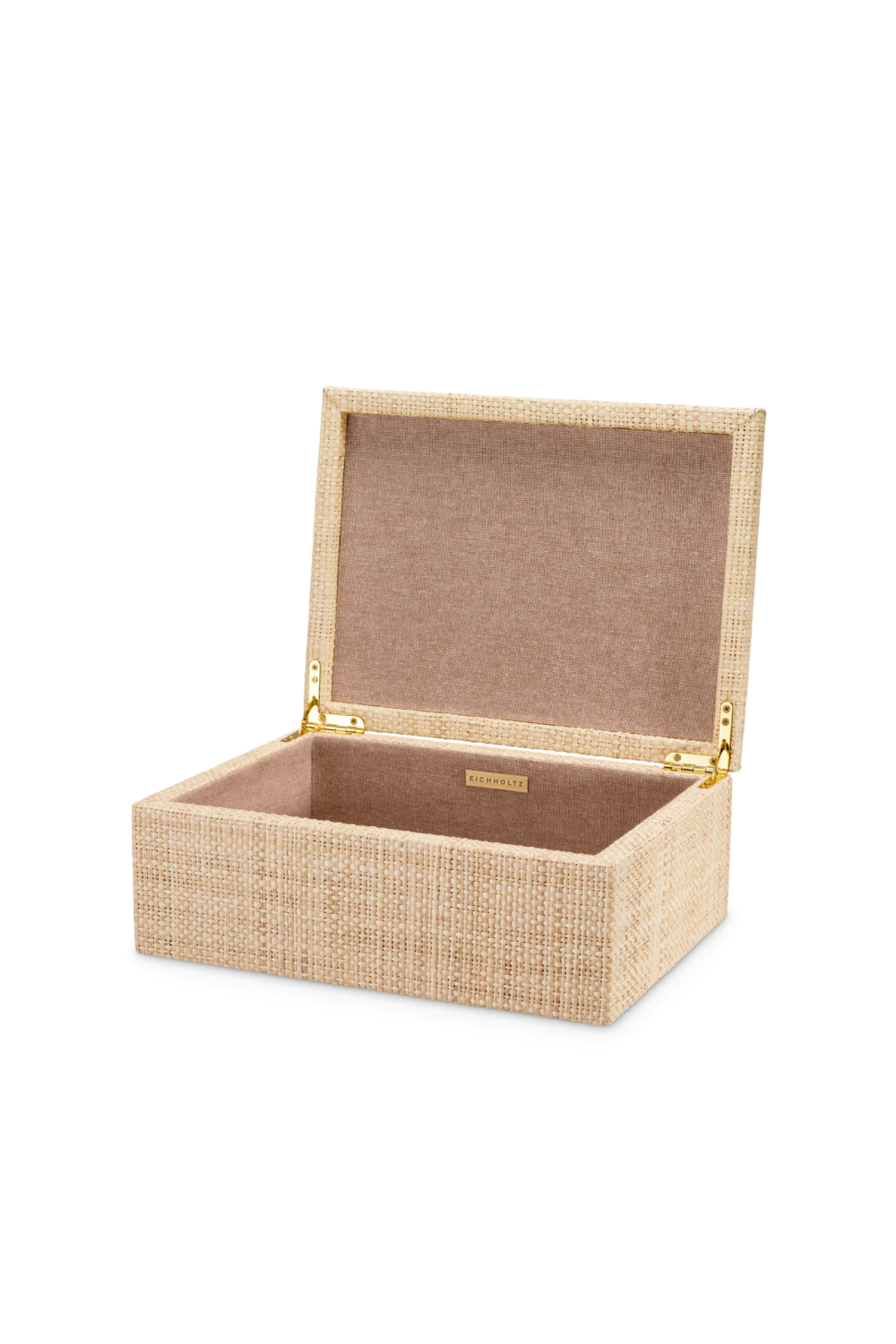 Handwoven Natural Raffia Box | Eichholtz Cadiz