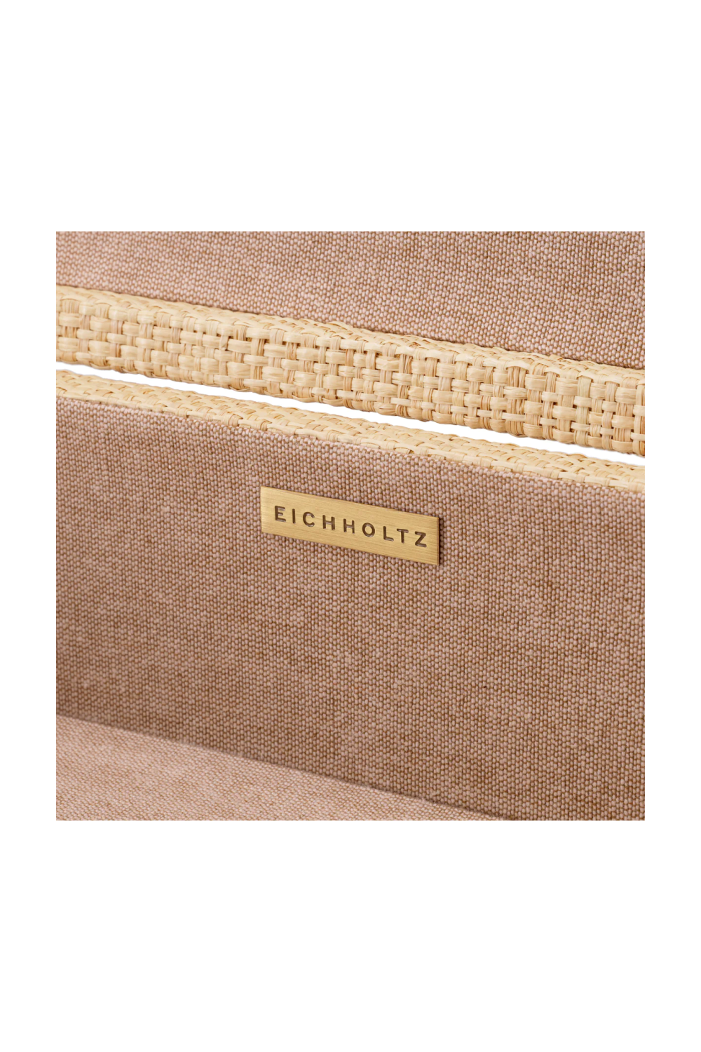 Handwoven Natural Raffia Box | Eichholtz Cadiz