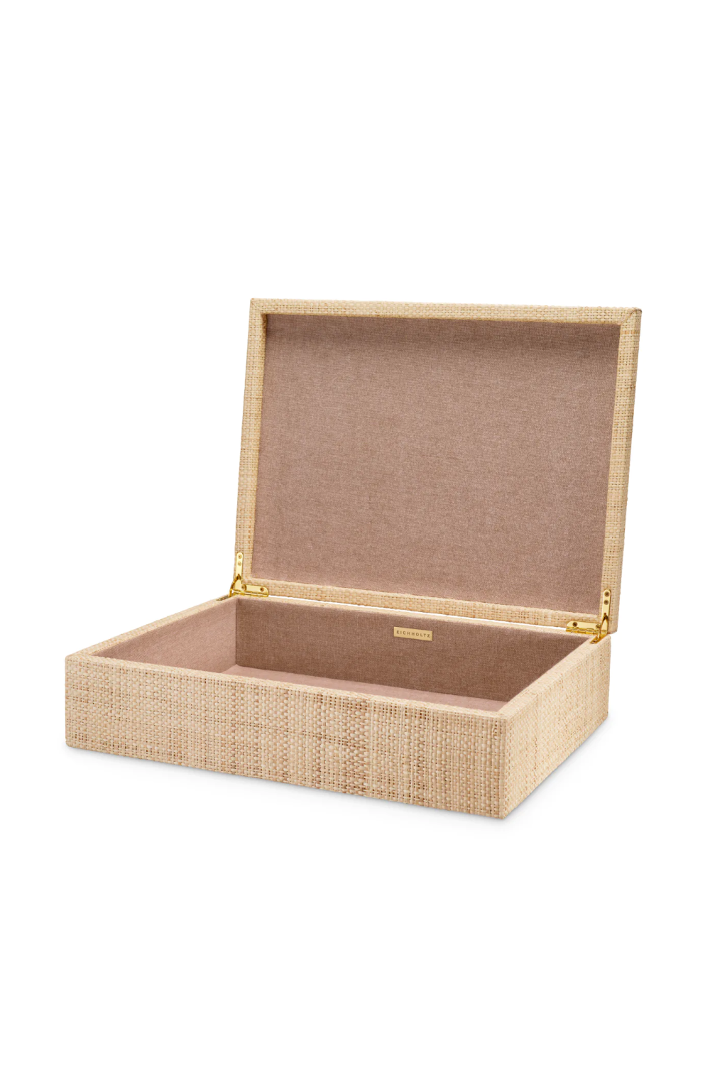 Handwoven Natural Raffia Box | Eichholtz Cadiz