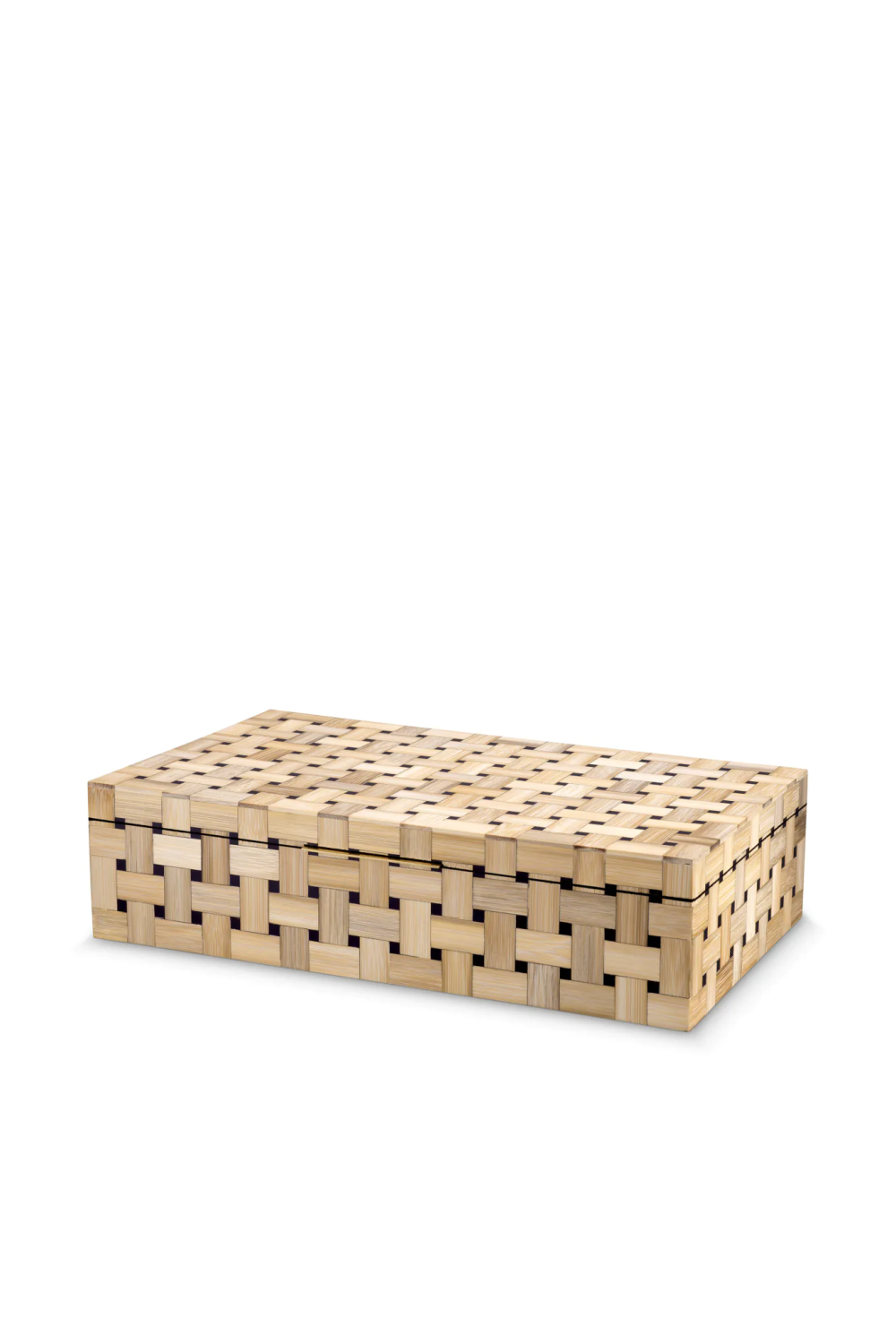 Rectangular Marquetry Pattern Box | Eichholtz Girona | Oroa.com