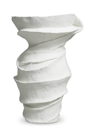 Twisted White Fiberglass Planter | Eichholtz Hortaena | Oroa.com