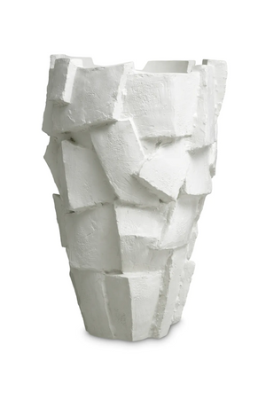 Stacked White Fiberglass Planter | Eichholtz Santanter | Oroa.com