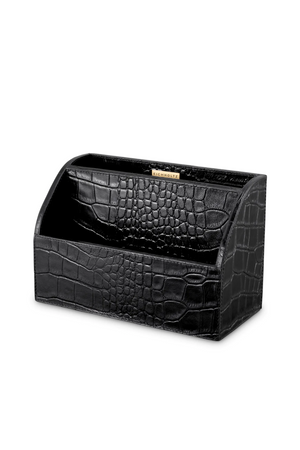 Croco Embossed Leather Desk Organizers (3) | Eichholtz Scaleo | Oroa.com