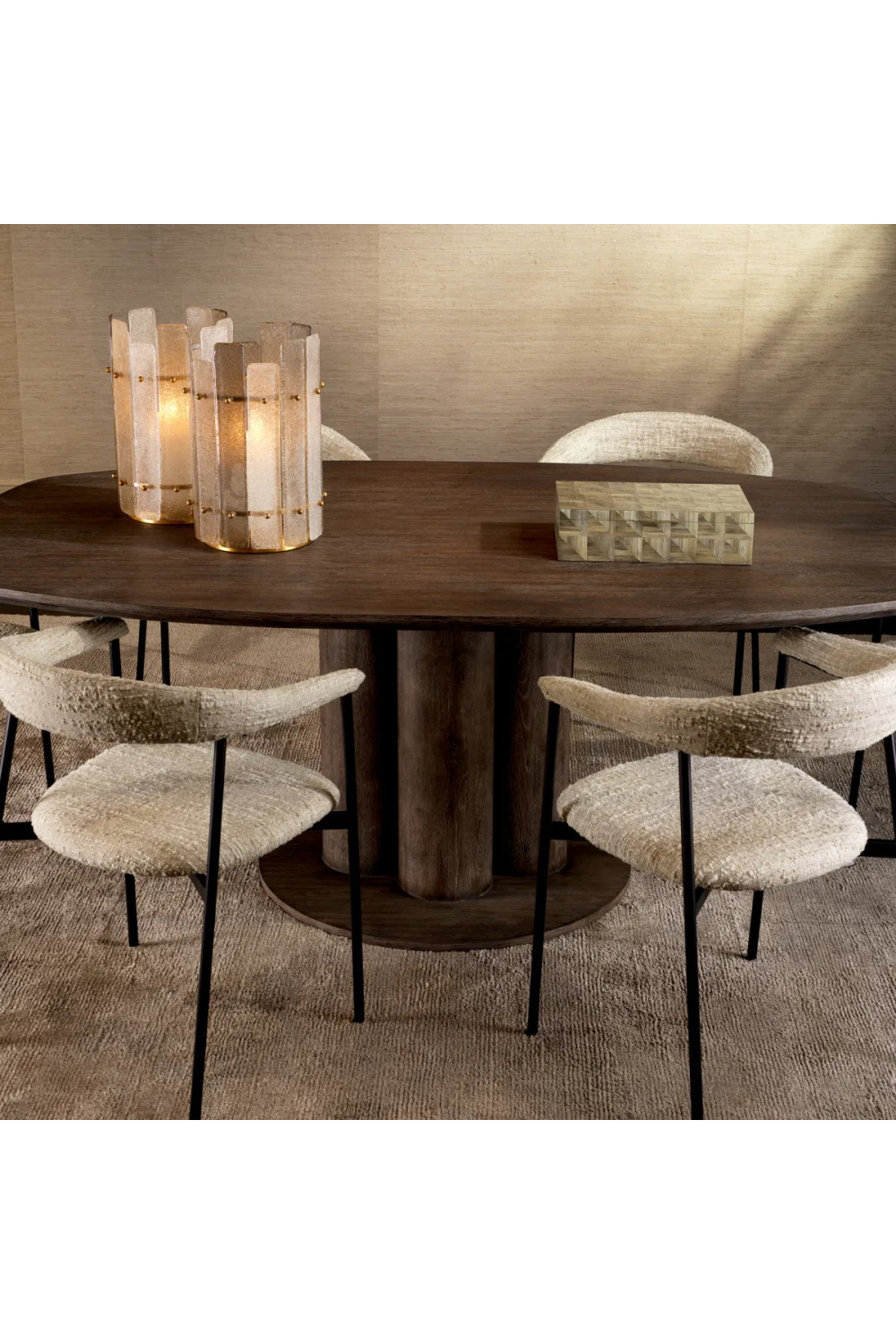 Wooden Oval Dining Table | Eichholtz Westwood | Oroa.com