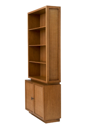 Rattan Door Oak Cabinet | Eichholtz Borchard | Oroa.com