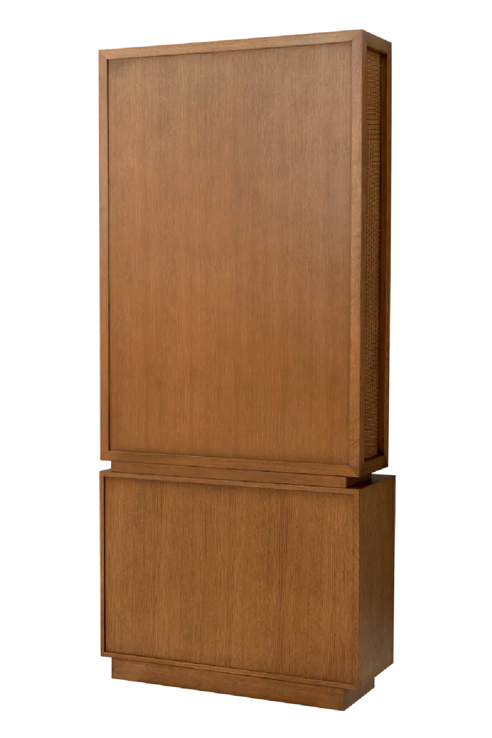 Rattan Door Oak Cabinet | Eichholtz Borchard | Oroa.com
