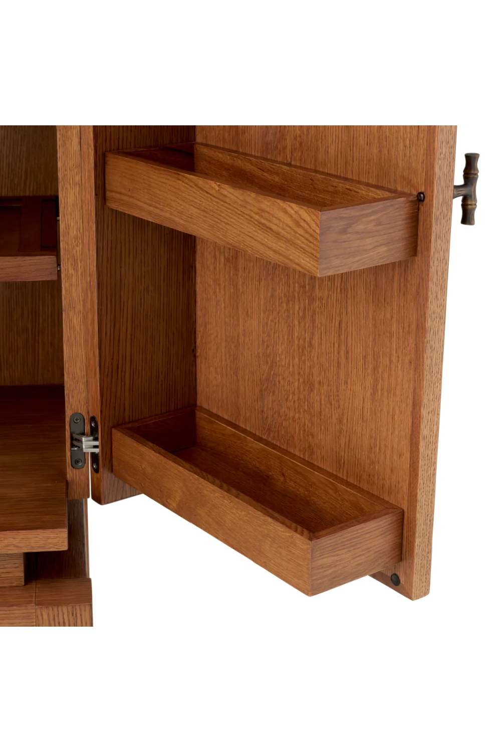 Caramel Oak 2-Door Bar Cabinet | Eichholtz Borchard | Oroa.com