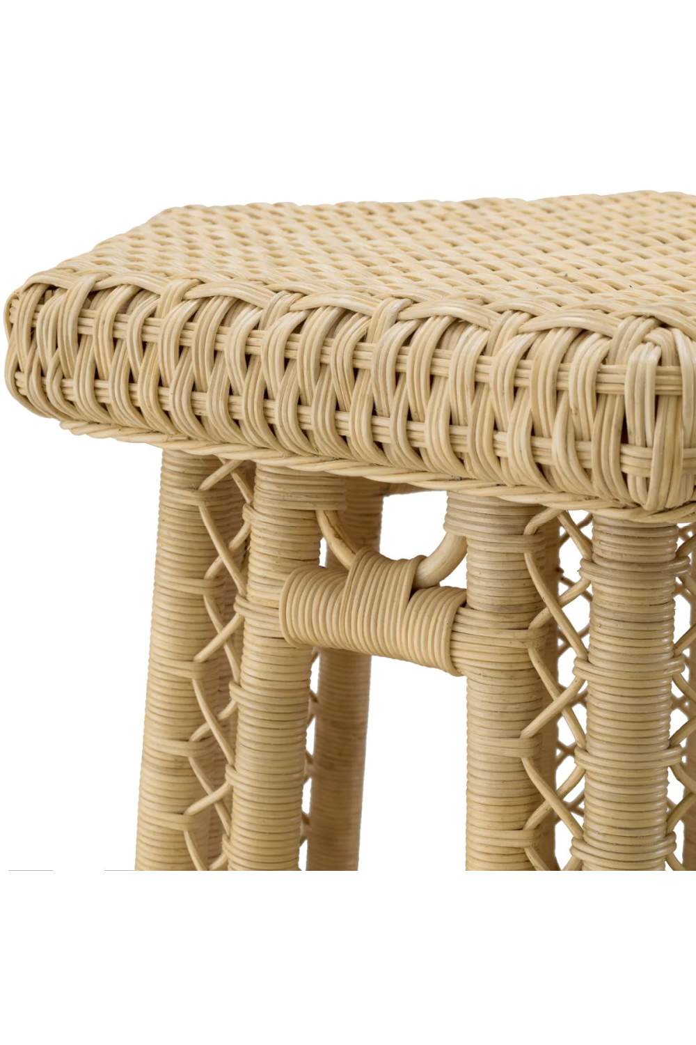 Hexagonal Rattan Side Table | Eichholtz Saba | Oroa.com