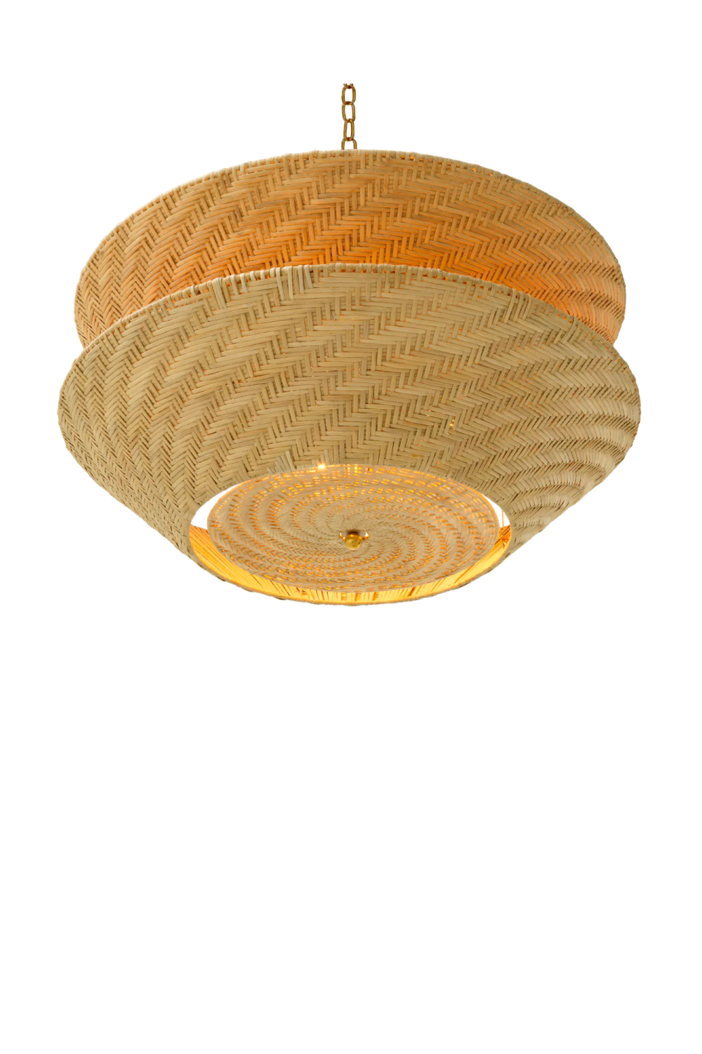 Dual-Layer Rattan Chandelier | Eichholtz Tavira | Oroa.com