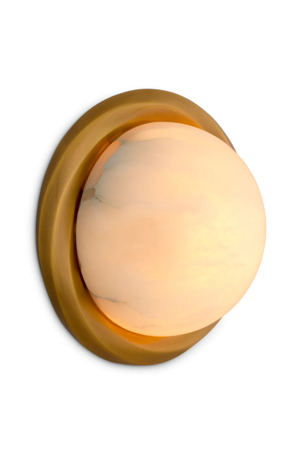 Round Alabaster Wall Lamp | Eichholtz Vigo | Oroatrade.com