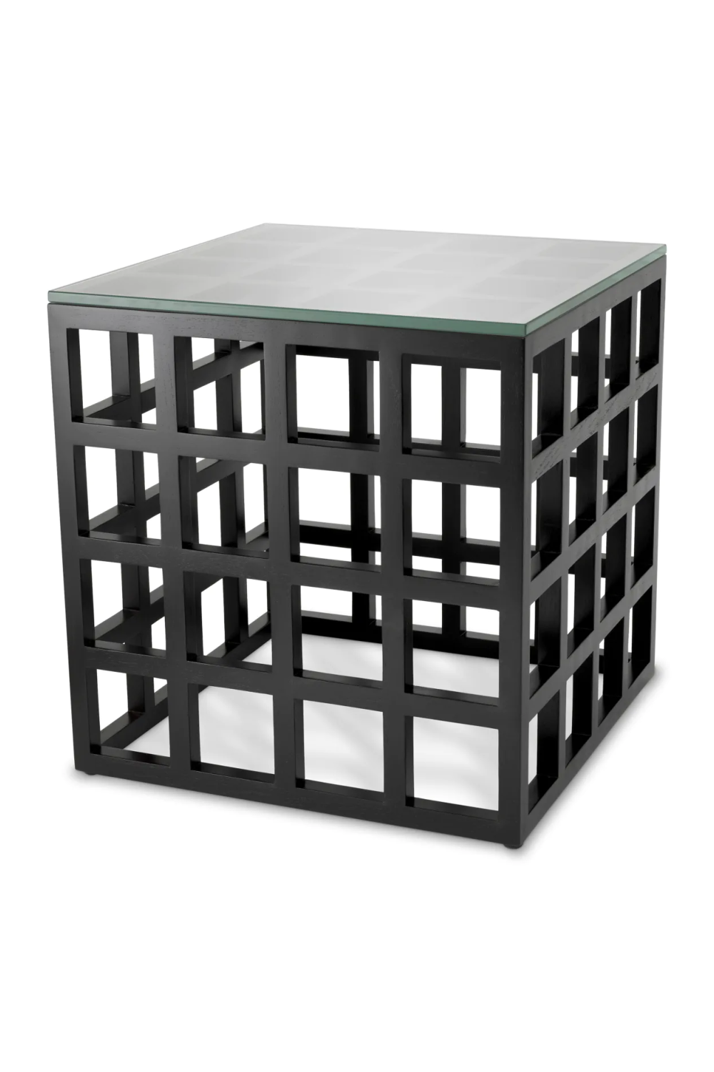 Black Framework Side Table | Eichholtz Cubico | Oroatrade.com