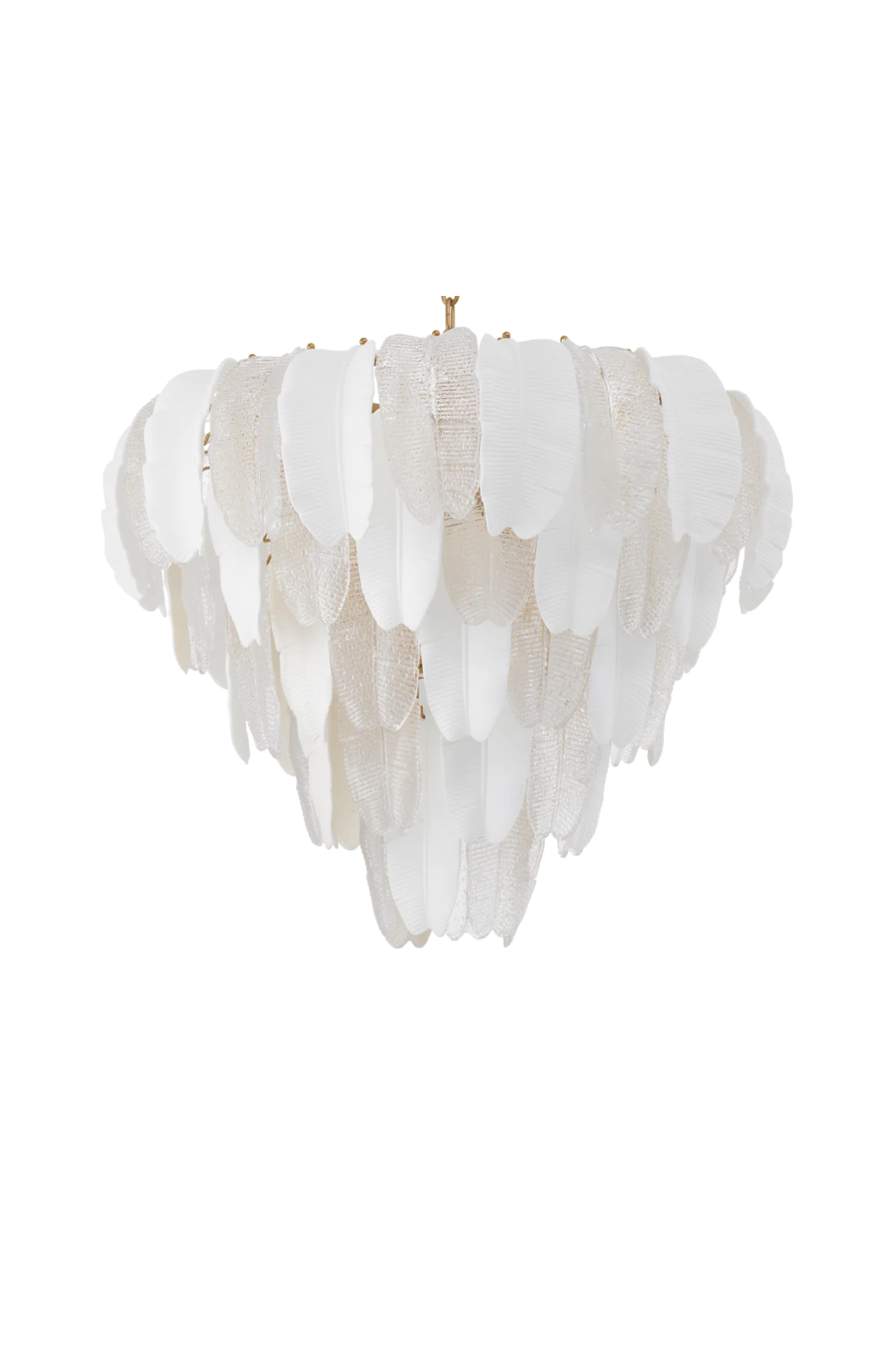 Textured Glass Layered Chandelier | Eichholtz Saint Lucia | Oroatrade.com