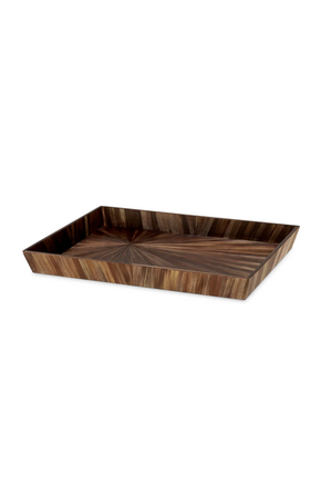 Brown Marquetry Desk Tray | Eichholtz Harvard | Oroa.com