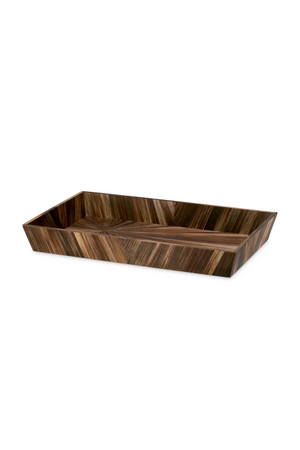 Brown Marquetry Desk Tray | Eichholtz Harvard | Oroa.com