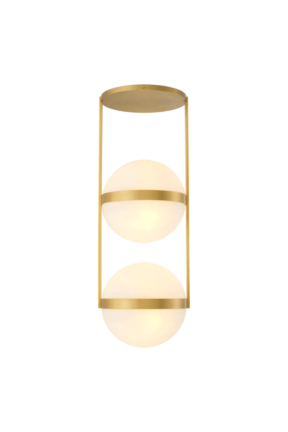 White Globe Double Ceiling Lamp | Eichholtz Dover | Oroatrade.com 