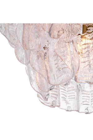 Tiered Handmade Glass Chandelier | Eichholtz Solange | Oroa.com