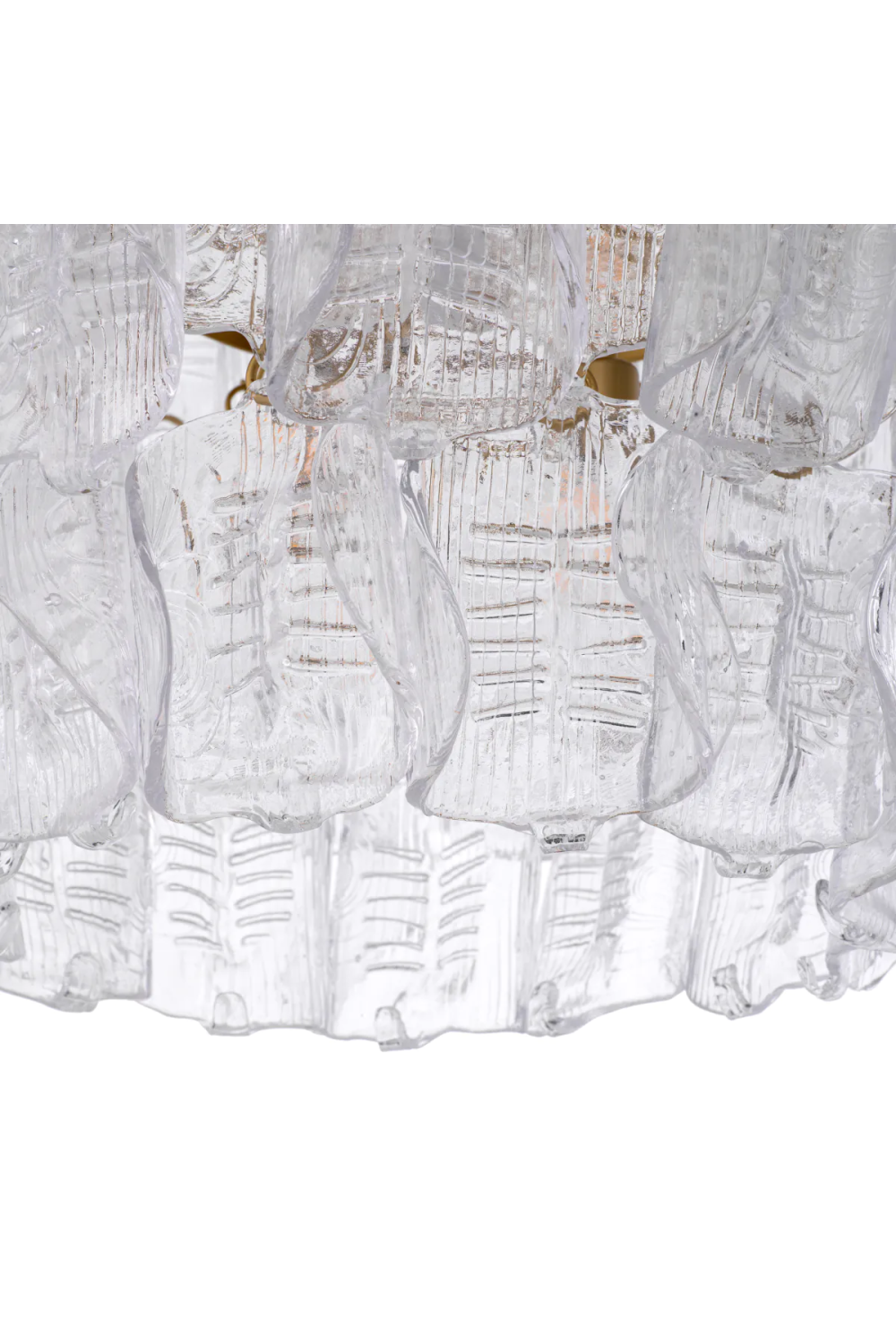 Tiered Handmade Glass Chandelier | Eichholtz Solange | Oroa.com