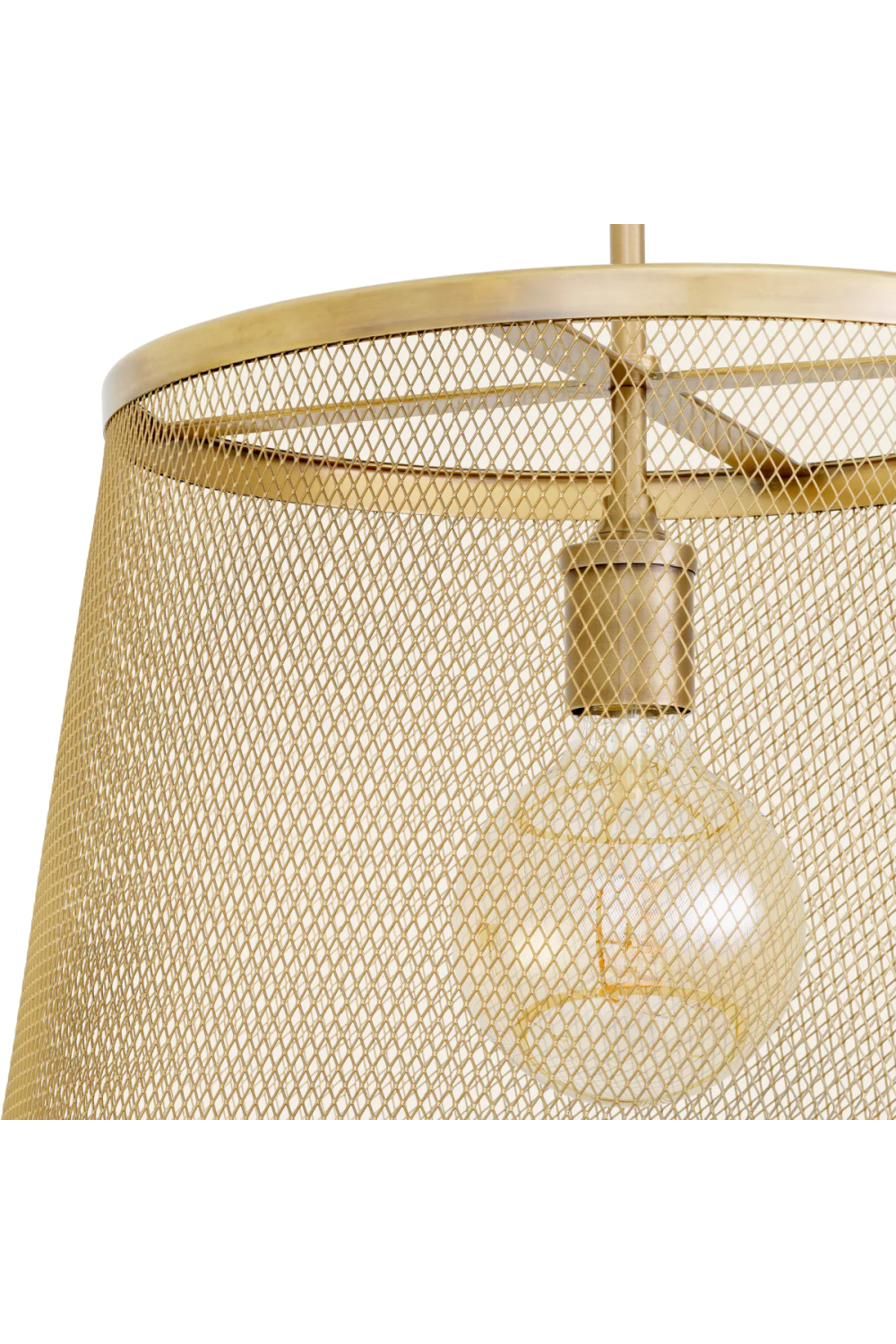 Vintage Brass Mesh Pendant Light | Eichholtz Colindale | Oroa.com