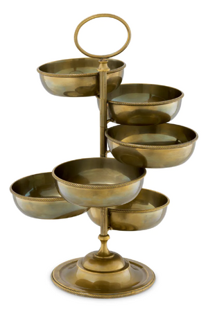 Vintage Brass 6-Bowl Stand | Eichholtz Christine | Oroa.com
