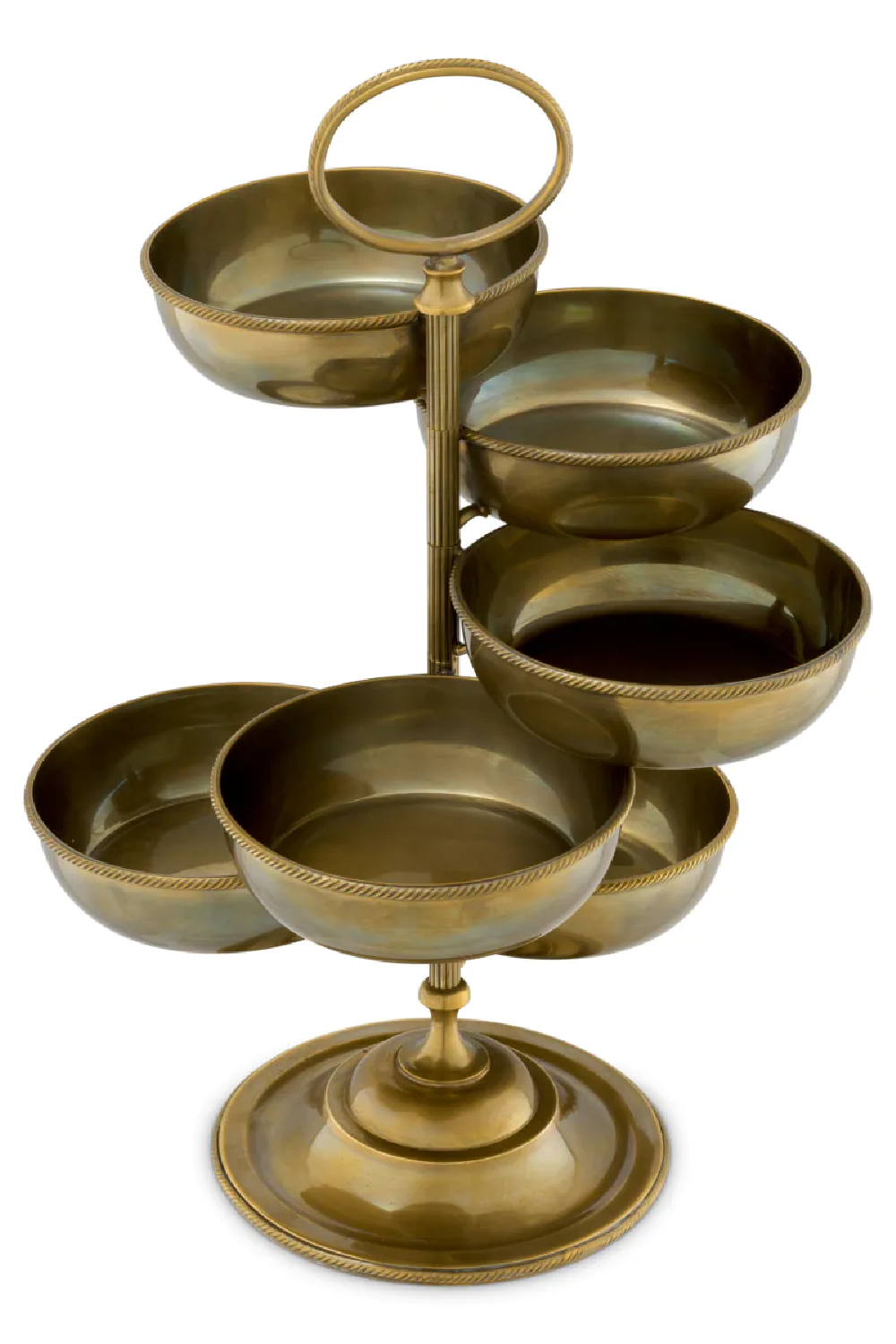 Vintage Brass 6-Bowl Stand | Eichholtz Christine | Oroa.com