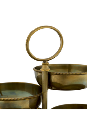 Vintage Brass 6-Bowl Stand | Eichholtz Christine | Oroa.com