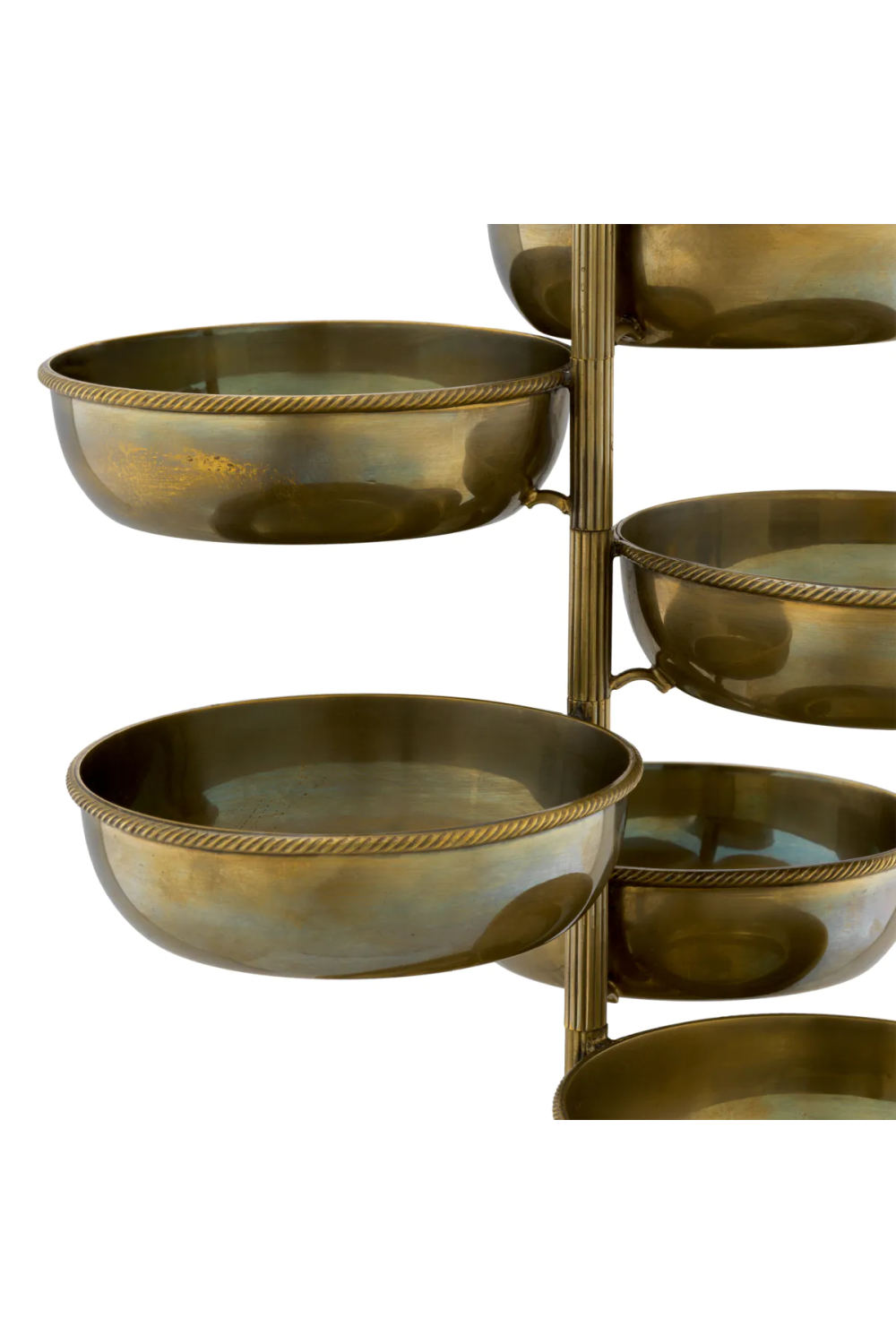 Vintage Brass 6-Bowl Stand | Eichholtz Christine | Oroa.com